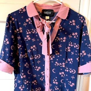 Collectif Moonflower Blouse